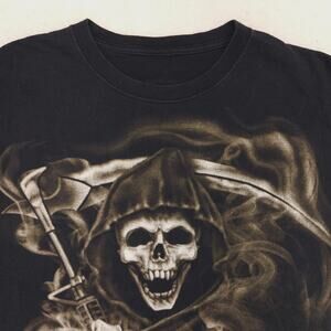 Sons of Anarchy Samcro Casual Crew Neck Graphic T Shirt Mens Size 2XL Black